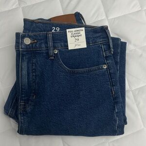 J. Crew Dark Blue Full-Length Jeans